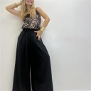 pantalone ampio con cintura pantagonna